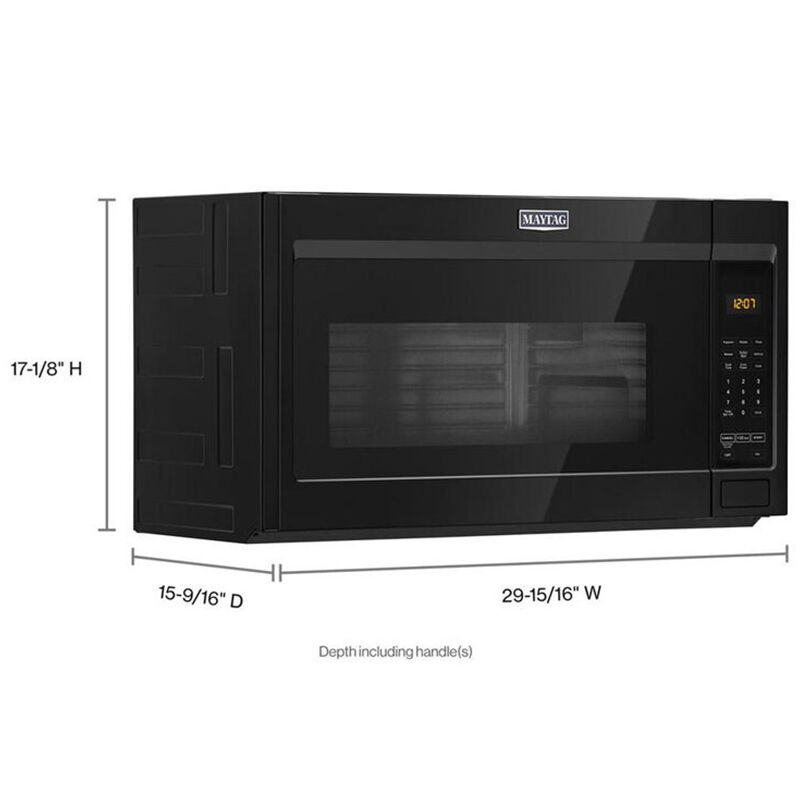 1 9 Cu Ft Over The Range Microwave, Maytag 1 6 Countertop Microwave