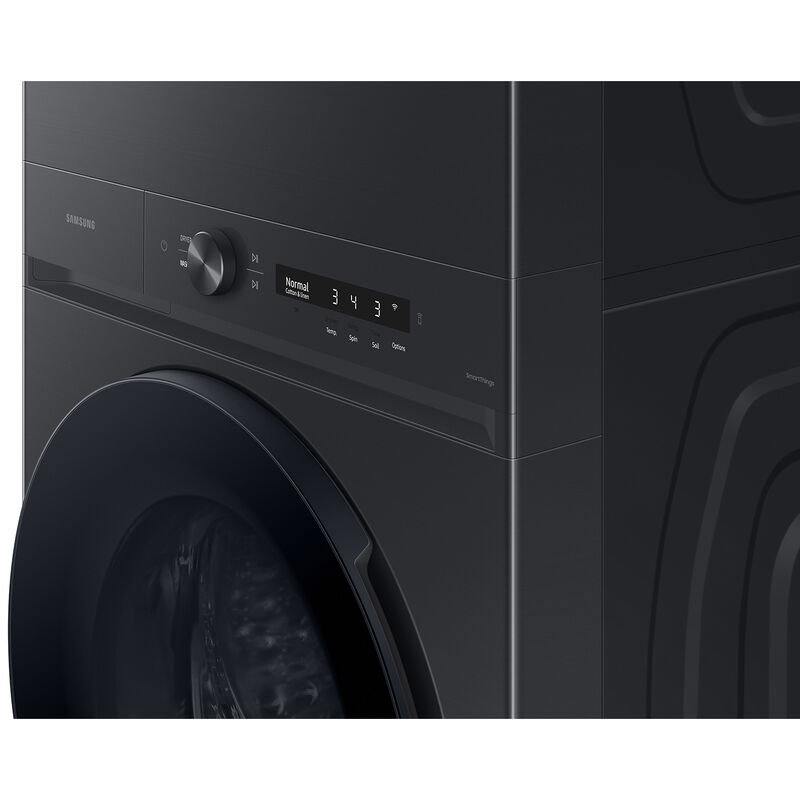 Samsung Bespoke 27 in. 4.6 cu. ft. Smart Electric Front Load Laundry Center with AI OptiWash, Sensor Dry, Sanitize & Steam Cycle - Brushed Black, , hires