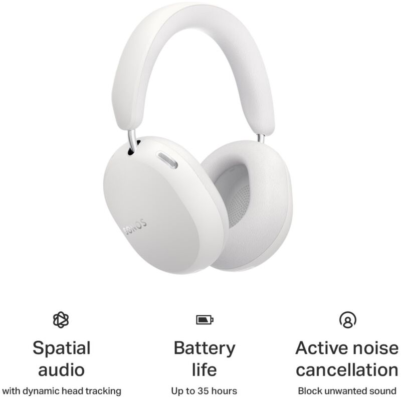 Sonos Ace Ultra Headphones - White, White, hires