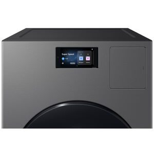 Samsung Bespoke 27 in. 5.3 cu. ft. Smart Electric Front Load AI All-in-one Combo with Sanitize and Steam Cycle - Dark Steel, Dark Steel, hires