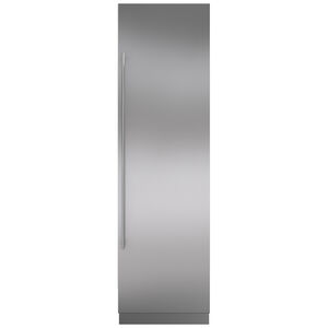Sub-Zero Designer Series 24 in. Right Hinge Stainless Steel Column Door Panel with Tubular Handle, , hires