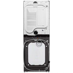 LG 27 in. WashTower with 4.5 cu. ft. Washer with 10 Wash Programs & 7.4 cu. ft. Electric Dryer with 9 Dryer Programs, Sensor Dry & Wrinkle Care - Black Steel, Black Steel, hires