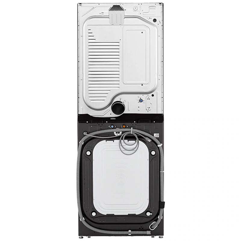 LG 27 in. WashTower with 4.5 cu. ft. Washer with 10 Wash Programs & 7.4 cu. ft. Electric Dryer with 9 Dryer Programs, Sensor Dry & Wrinkle Care - Black Steel, Black Steel, hires