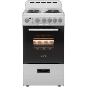 Avanti 20 in. 2.1 cu. ft. Electric Range with Coil Burners - Stainless Steel, , hires