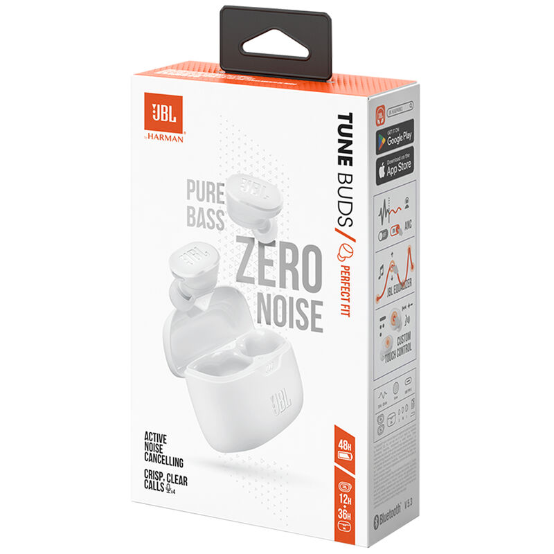 JBL - Tune Buds True Wireless Noise Cancelling Earbuds - White, , hires