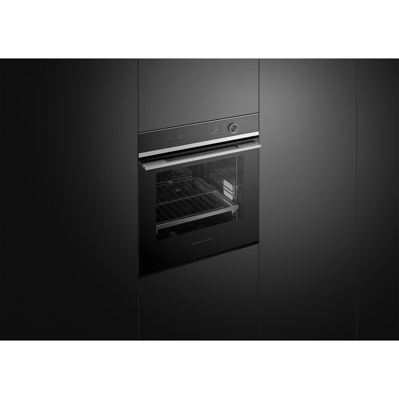 Fisher & Paykel Series 7 24 in. 3 cu. ft. Smart Electric Single Wall Oven with True European Convection - Stainless Steel, , hires