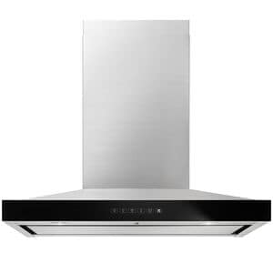 JennAir 30 in. Convertible Chimney Style Range Hood with 600 CFM, 4 Fan Speeds & 2 LED Lights - Stainless Steel, , hires
