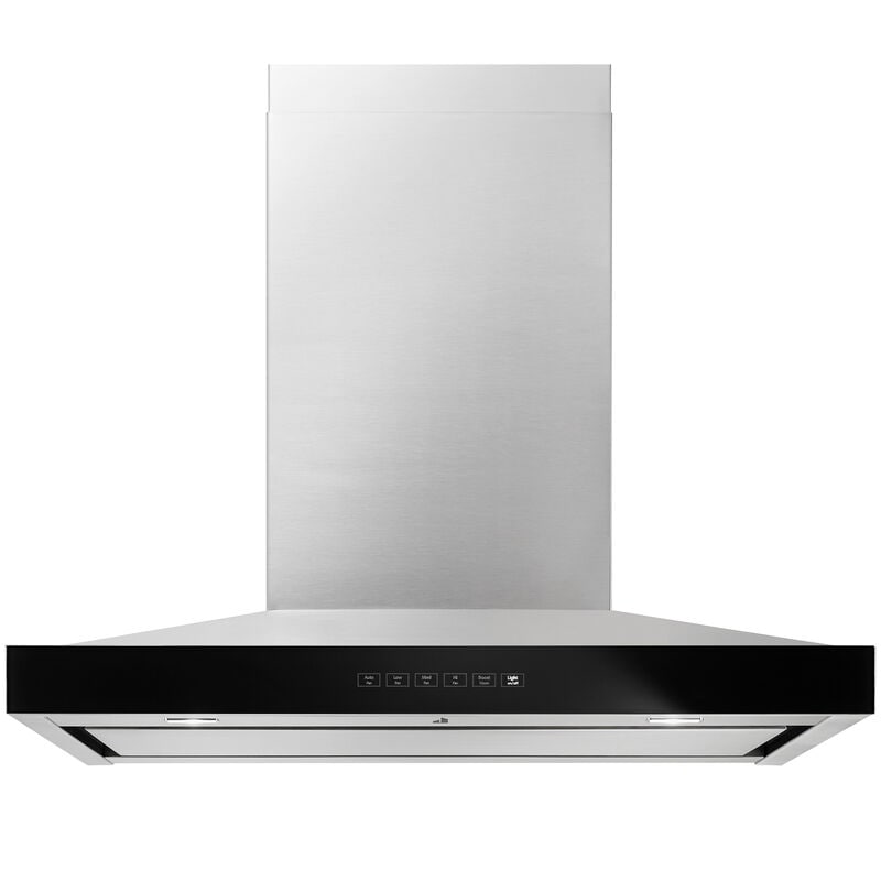 JennAir 30 in. Convertible Chimney Style Range Hood with 600 CFM, 4 Fan Speeds & 2 LED Lights - Stainless Steel, , hires