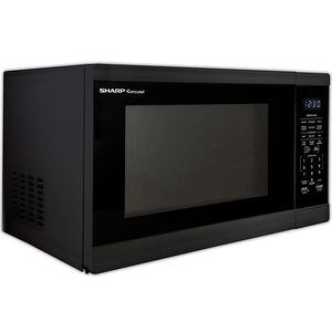 Sharp 21 in. 1.4 cu. ft. Countertop Microwave with 11 Power Levels & Sensor Cooking Controls - Black, , hires