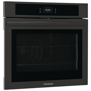 Frigidaire 30" 5.3 Cu. Ft. Electric Wall Oven with Standard Convection & Self Clean - Black, Black, hires