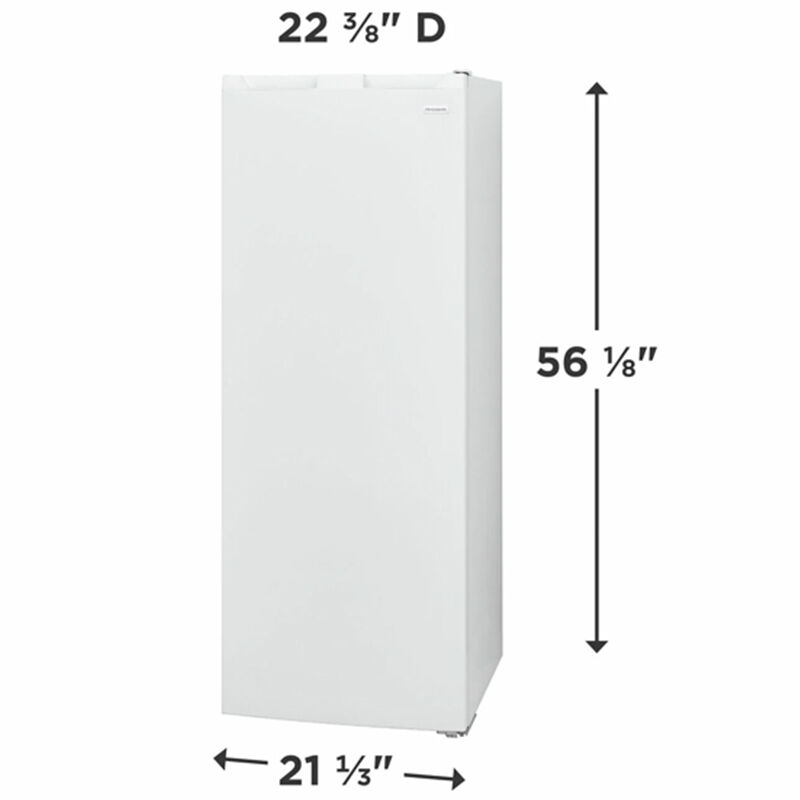 Frigidaire 22 in. 7.0 cu. ft. Garage-Ready Compact Upright Freezer