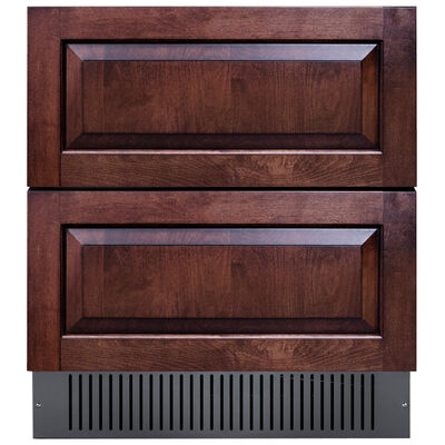 Summit 30 in. 5.4 cu. ft. Outdoor Double Refrigerator Drawers - Custom Panel Ready | SPR3032DPNR