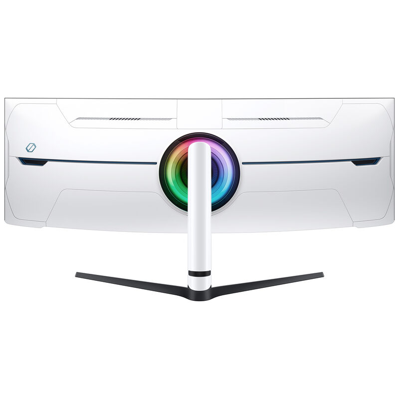 Samsung - 57" Odyssey Neo G9 Dual 4K UHD Quantum Mini-LED 240Hz 1ms HDR 1000 Curved Gaming Monitor (HDMI 2.1, DP 2.1, USB 3.0) - Black, , hires