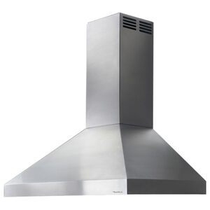 Vent-A-Hood 30 in. Chimney Style Range Hood with 250 CFM, Ductless Venting & 2 LED Lights - Stainless Steel, , hires