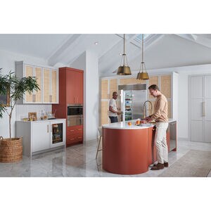 Sub-Zero Classic Series 48 in. Built-In 28.9 cu. ft. Smart Counter Depth French Door Refrigerator with Tubular Handles - Stainless Steel, , hires