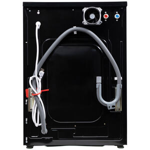 Equator 24 in. 1.6 cu. ft. Electric Front Load All-in-One Laundry Center with Pet Cycle, Sanitize Cycle & Sensor Dry - Black, Black, hires