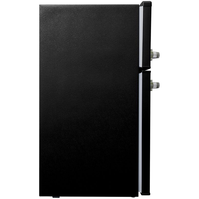 Avanti 18 in. 3 cu. ft. Mini Fridge with Top Freezer - Black, Black, hires