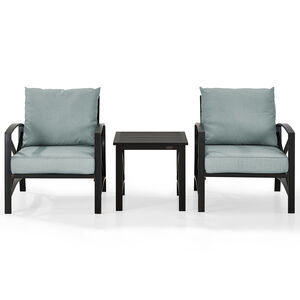 Crosley Kaplan Oil Rubbed Bronze 3 PC. Chat Set - Mist, , hires