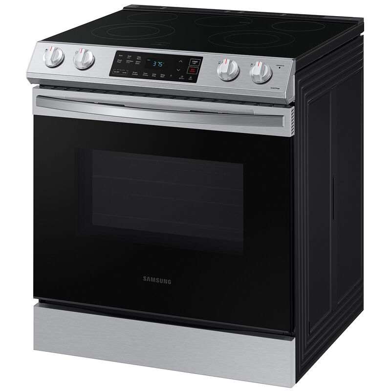 Samsung 30 in. 6.3 cu. ft. Smart Oven Slide-In Electric Range with 5 Smoothtop Burners - Stainless Steel, Stainless Steel, hires