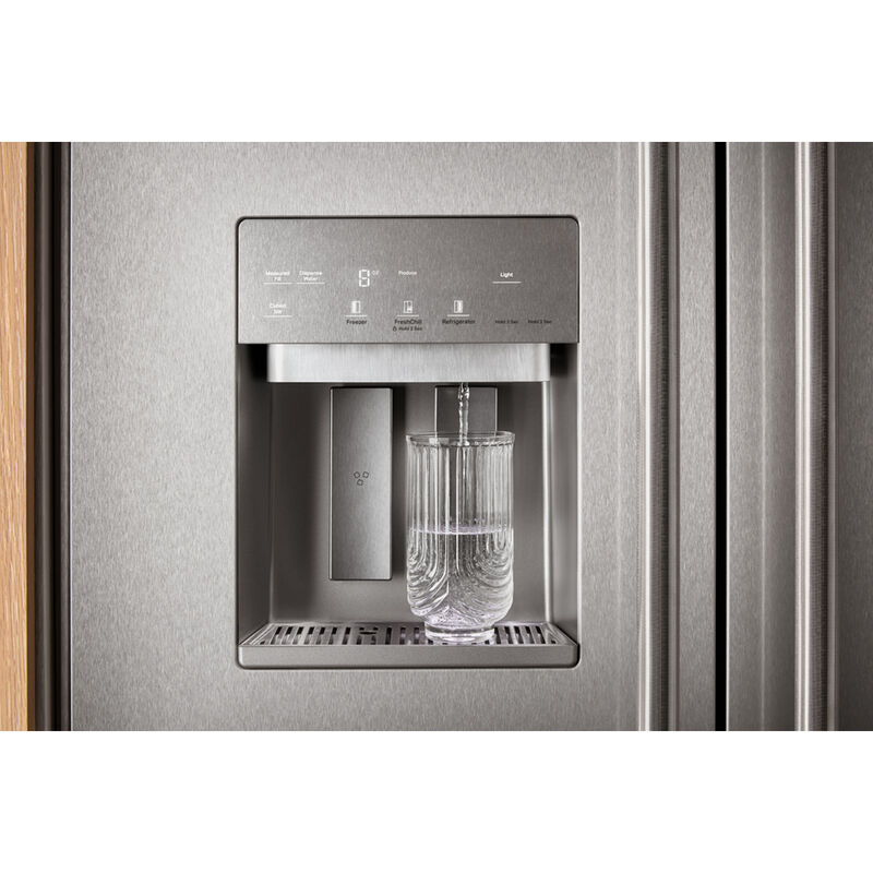 KitchenAid 48 in. 29.4 cu. ft. Built-In Counter Depth Side-by-Side Refrigerator with Ice & Water Dispenser - Stainless Steel with PrintShield Finish, , hires