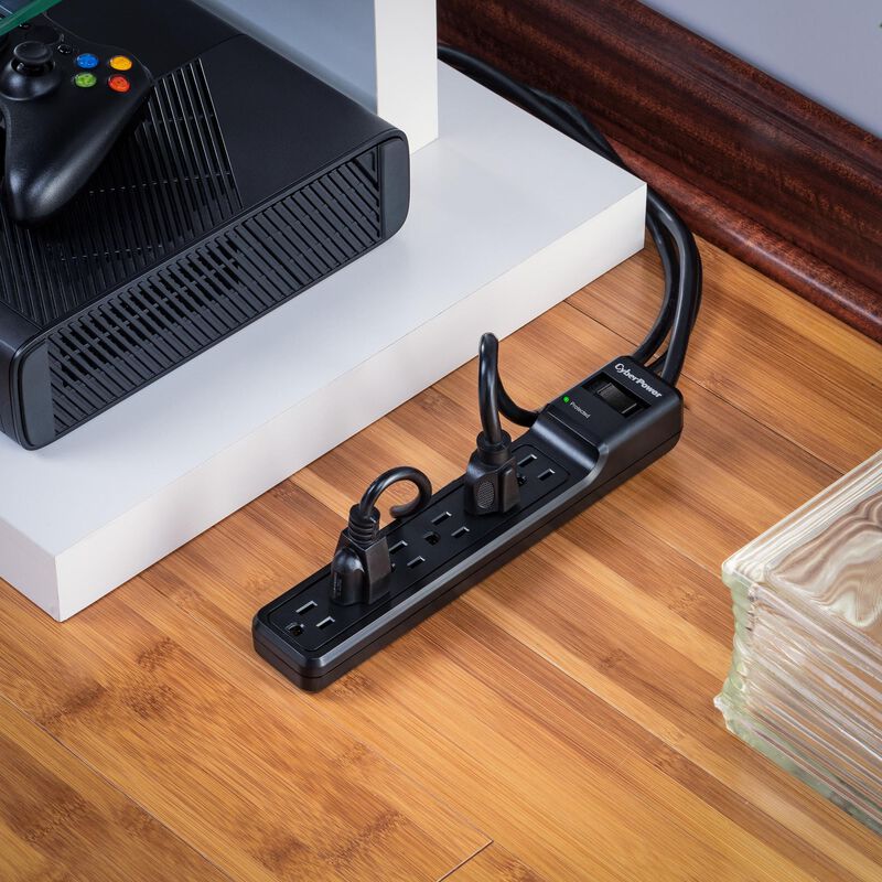 CyberPower B604BK Surge Protector - Black, , hires
