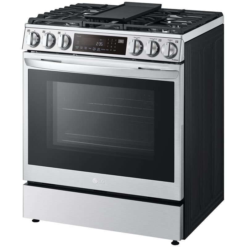 LG 30 in. 6.3 cu. ft. Smart Air Fry Convection Oven Slide-In