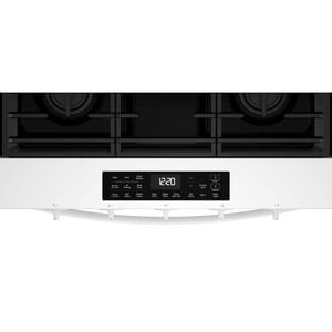 Whirlpool 30 in. 5.0 cu. ft. Smart Air-Fry Standard Convection Slide-In Gas Range with 5 Sealed Burners - White, , hires