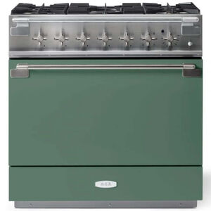 AGA Elise 36 in. 4.5 cu. ft. Dual Convection Dual Fuel Range with 5 Sealed Burners - Green, , hires