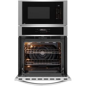 Frigidaire 27 in. 5.4 cu. ft. Electric Microwave/Wall Oven Combo with Standard Convection & Sensor Cooking - Stainless Steel, , hires