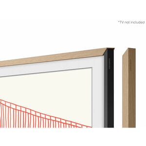 Samsung 55" The Frame Customizable Bezel Compatible with Samsung 2021-2024 The Frame TVs - Modern Teak, , hires