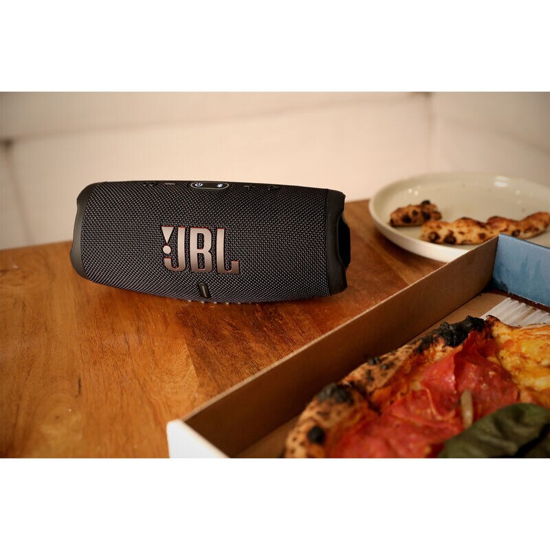 JBL Charge 5 Portable Bluetooth Waterproof Speaker - Black, Black, hires