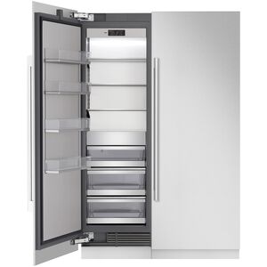 SKS 30 in. 17.8 cu. ft. Built-in Smart Triple-Drawers Upright Freezer with Ice-Maker & Adjustable Shelves - Custom Panel Ready, , hires