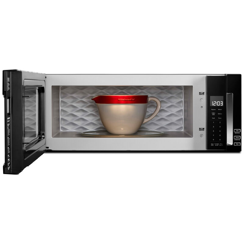 KitchenAid 30" 1.1 Cu. Ft. Over-the-Range Microwave with 10 Power Levels, 500 CFM & Sensor Cooking Controls - Black, , hires