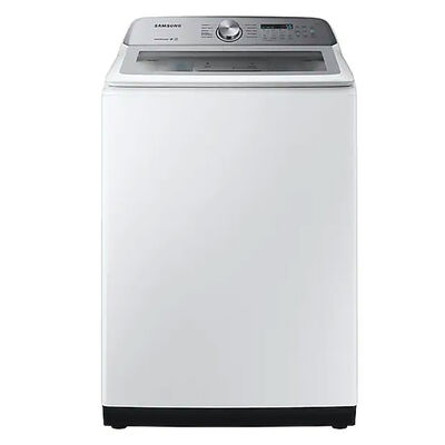 Samsung 28 in. 5.0 cu. ft. Top Load Washer with Active WaterJet - White | WA50R5200AW