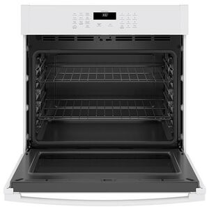 GE 30 in. 5 cu. ft. Smart Electric Single Wall Oven - White, White, hires