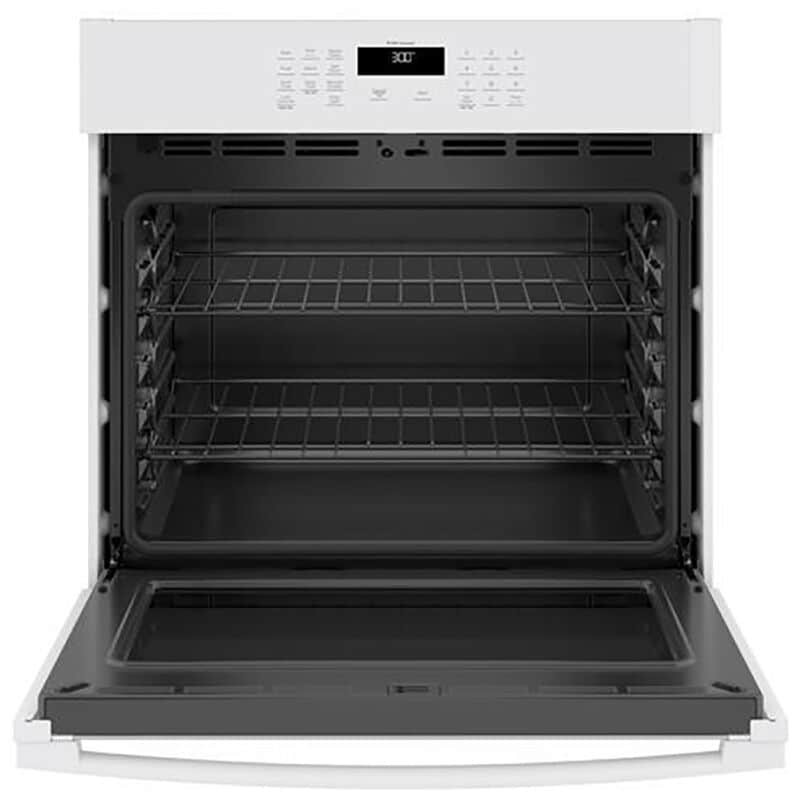 GE 30 in. 5 cu. ft. Smart Electric Single Wall Oven - White, White, hires