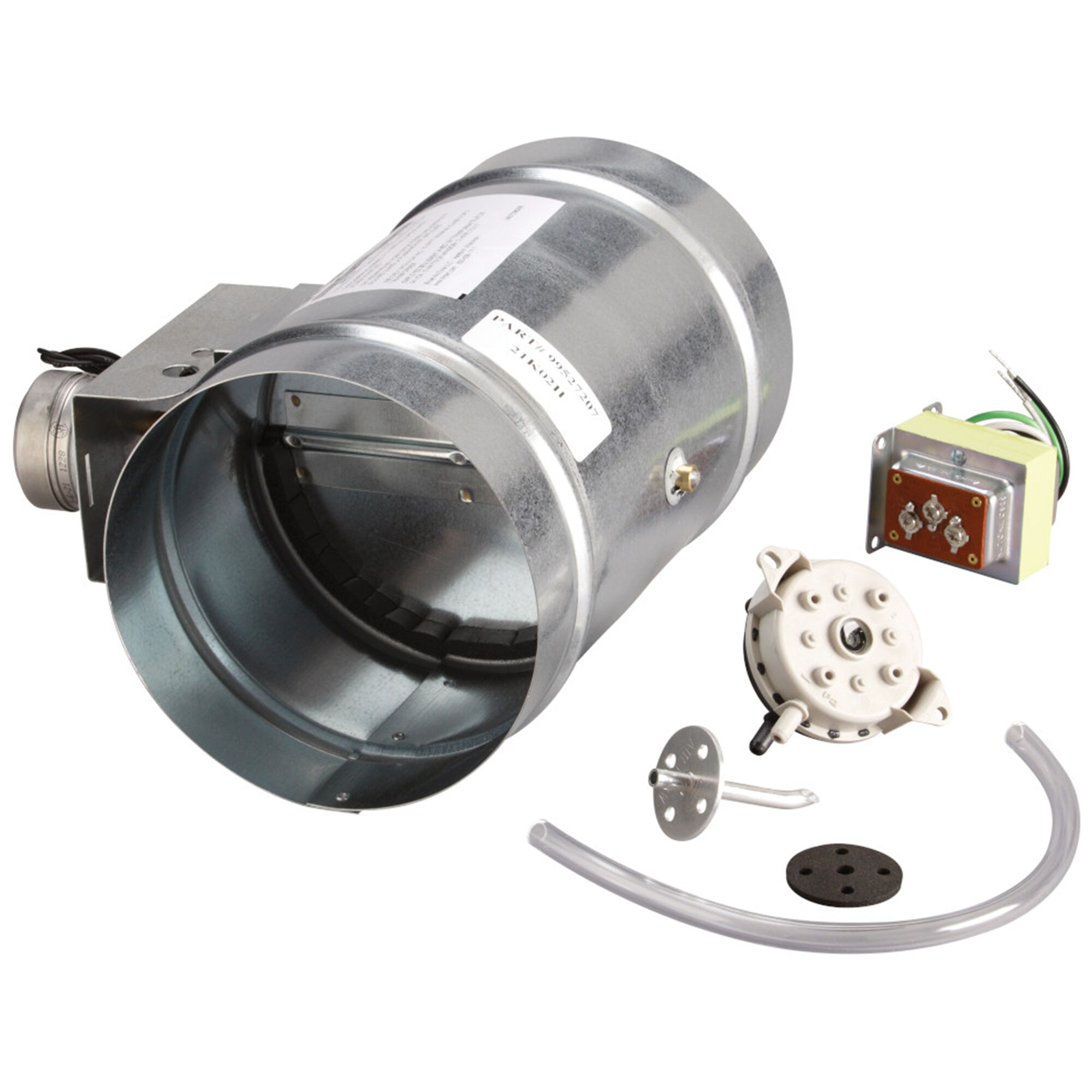 Broan Universal 9 in. Automatic Make-Up Air Damper with Pressure
