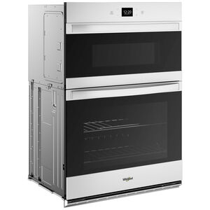 Whirlpool 27 in. 5.7 cu. ft. Smart Electric Microwave/Wall Oven Combo with Standard Convection & Sensor Cooking - White, , hires