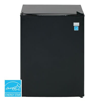 Avanti 19 in. 2.4 cu. ft. Mini Fridge with Freezer Compartment - Black | RM24T1B
