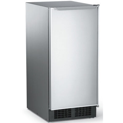 Scotsman 15 in. Built-In Ice Maker with 26 Lbs. Ice Storage Capacity & Clear Ice Technology - Aluminium | DCE33PA1SSD