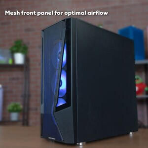 iBUYPOWER TMA7N4601 Gaming Desktop - AMD Ryzen 7 5700, NVIDIA GeForce RTX 4060 8GB, 16GB DDR4 RGB RAM, 1TB NVMe SSD, , hires