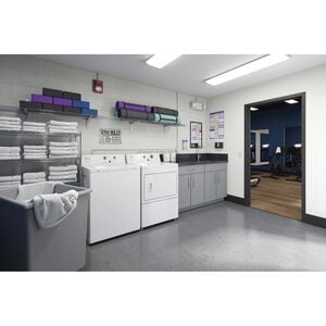 Whirlpool 27 in. 3.3 cu. ft. Commercial Top Load Washer with Agitator - White, , hires