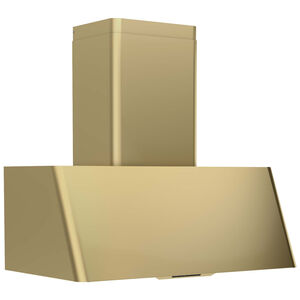 Zephyr Designer Collection 36 in. Canopy Pro Style Range Hood with 3 Speed Settings & 2 LED Lights - Satin Gold, , hires