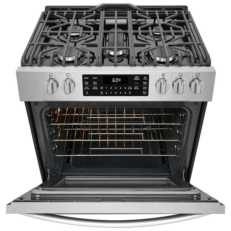 Frigidaire Gallery Series 30" SlideIn Gas Range with 5 Sealed Burners