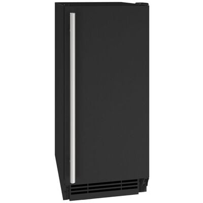 U-Line 15 in. Built-In Undercounter Ice Maker with 25 lb. Ice Storage, Auto-Defrost & Digital Control - Black | HCP115-BS01A
