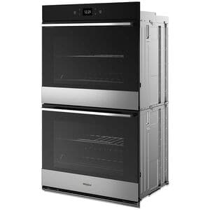 Whirlpool 30 in. 10 cu. ft. Smart Top Control Electric Double Wall Oven with Standard Convection - Fingerprint Resistant Stainless, , hires