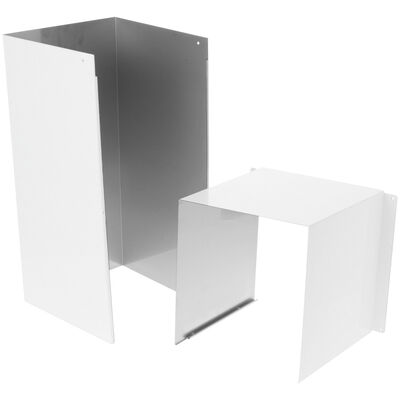 Cafe Duct Cover Extension for Range Hoods - Matte White | CX8DC9SPWM