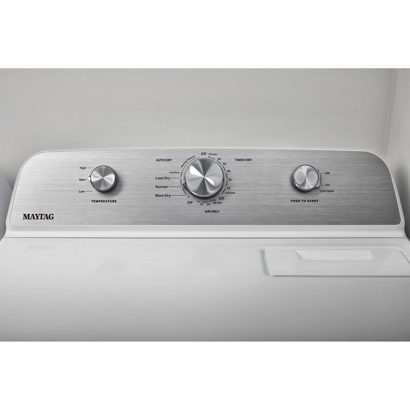 Maytag 29 in. 7.0 cu. ft. Front Loading Gas Dryer with 7 Dryer Programs, 3 Dry Options & Wrinkle Care - White, , hires
