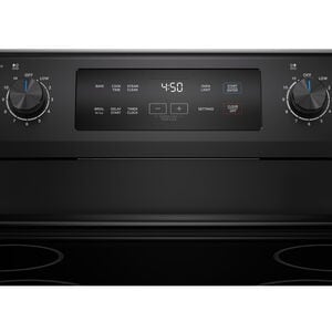 Midea 30 in. 6.3 cu. ft. Electric Range with Radiant Burners - Black, Black, hires