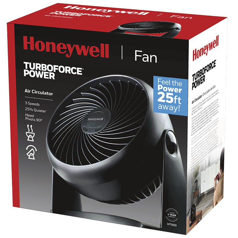 Honeywell Table Fan with 3 Speed Settings & Adjustable Tilt - Black, , hires
